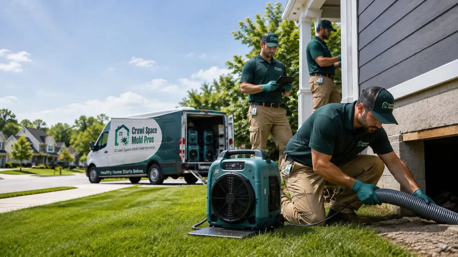 Crawl Space Mold Removal in Hazel Green, WI